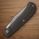 CRKT Venandi Folding Knife 3.13" 8Cr13MoV Steel Blade Black/Brown G10 Handle