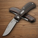 CRKT Venandi Folding Knife 3.13" 8Cr13MoV Steel Blade Black/Brown G10 Handle