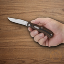 CRKT Venandi Folding Knife 3.13" 8Cr13MoV Steel Blade Black/Brown G10 Handle