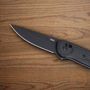 CRKT Sero Crossbar Folding Knife 3" S35VN Steel Blade Black GRN Handle