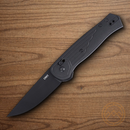 CRKT Sero Crossbar Folding Knife 3" S35VN Steel Blade Black GRN Handle