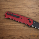 CRKT Sero Crossbar Folding Knife 3" S35VN Steel Blade Red GRN Handle