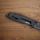 CRKT Slag Folding Knife 3" D2 Tool Steel Blade Black Stainless Handle
