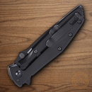 CRKT Slag Folding Knife 3" D2 Tool Steel Blade Black Stainless Handle
