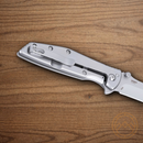 CRKT Slag Folding Knife 3" D2 Tool Steel Blade Bead Blast Stainless Handle
