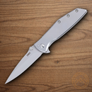 CRKT Slag Folding Knife 3" D2 Tool Steel Blade Bead Blast Stainless Handle