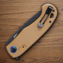 CRKT P.S.D. II Folding Knife 3" AUS-10A Steel Blade Brown G10 Handle