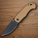 CRKT P.S.D. II Folding Knife 3" AUS-10A Steel Blade Brown G10 Handle