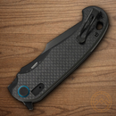 CRKT P.S.D. Folding Knife 3.63" 1.4116 Steel Blade Black G10/Carbon Fiber Handle