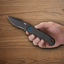 CRKT P.S.D. Folding Knife 3.63" 1.4116 Steel Blade Black G10/Carbon Fiber Handle