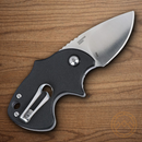 CRKT Orca Folding Knife 1.75" D2 Tool Steel Blade Black GRN Handle