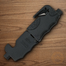 CRKT Exitool Black Seatbelt Cutter Glass Breaker Emergency Russ Kommer Designed