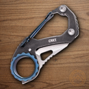 CRKT Compano Fixed Knife 1.5" 8Cr13MoV Steel Blade Gray Stainless Handle