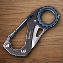 CRKT Compano Fixed Knife 1.5" 8Cr13MoV Steel Blade Gray Stainless Handle