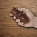 CRKT Hex Bit Driver Tool Roll INCLUDES Bits & Driver Full-Grain Brown Leather