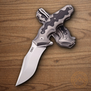 CRKT Ken Onion Motley Folding knife 3.88" Sleipner Tool Steel Blade Matte Titanium Handle