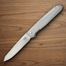 CRKT Facet Folding knife 3.38" D2 Tool Steel Blade Satin Stainless Handle