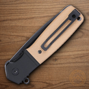CRKT Homefront Folding knife 3" S35VN Steel Blade Tan G10 Handle