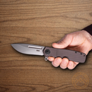 CRKT Homefront Folding knife 3.5" 12C27 Sandvik Steel Blade OD Green Aluminum Handle