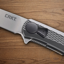 CRKT Slacker Folding knife 3.25" 1.4116 Steel Blade Black Aluminum Handle