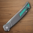 CRKT Scar Folding knife 3.25" D2 Tool Steel Blade Gray Aluminum Handle