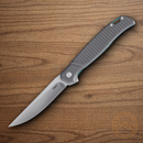 CRKT Scar Folding knife 3.25" D2 Tool Steel Blade Gray Aluminum Handle