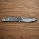 CRKT Bona Fide Folding knife 3.63" D2 Tool Steel Blade Gray Aluminum Handle