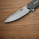 CRKT Bona Fide Folding knife 3.63" D2 Tool Steel Blade Gray Aluminum Handle