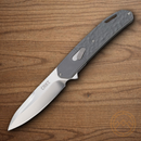 CRKT Bona Fide Folding knife 3.63" D2 Tool Steel Blade Gray Aluminum Handle