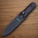 CRKT Onion Throwing Fixed knife 6.25" 1050 Carbon Steel Blade One-Piece Construction
