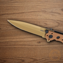 CRKT M16 Folding knife 3" D2 Tool Steel Blade Desert Tan GRN Handle