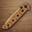 CRKT M16 Folding knife 3" D2 Tool Steel Blade Desert Tan GRN Handle