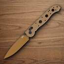 CRKT M16-03XD Folding knife 3.5" D2 Tool Steel Blade Desert Tan Grivory Handle