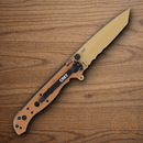 CRKT M16 Folding knife 3" D2 Tool Steel Blade Desert Tan GRN Handle