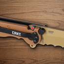 CRKT M16 Folding knife 3" D2 Tool Steel Blade Desert Tan GRN Handle