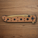 CRKT M16 Folding knife 3" D2 Tool Steel Blade Desert Tan GRN Handle
