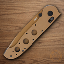 CRKT M16-14XD Folding knife 4" D2 Tool Steel Blade Tan Grivory Handle