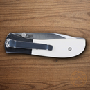 CRKT M4-02M Folding knife 3.25" 8Cr13MoV Steel Blade White Resin/G10 Handle