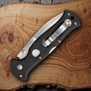 Cold Steel Counter Folding Knife 4" AUS-10A Steel Blade Black Griv-Ex Handle