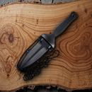 Cold Steel Counter Knife 3.38" AUS-8A Steel Blade Black Textured Kray-Ex Handle