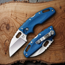 Cold Steel Tuff Lite Folding Knife 2.5" AUS-8A Steel Blade Blue Griv-Ex Handle