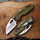 Cold Steel Tuff Lite Folding Knife 2.5" AUS-8 Steel Blade Green Griv-Ex Handle