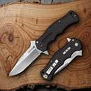 Cold Steel Crawford Model 1 Folding Knife 3½" 4034 Steel Blade Blck Zy-Ex Handle
