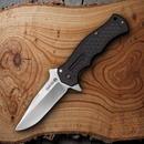 Cold Steel Crawford Model 1 Folding Knife 3½" 4034 Steel Blade Blck Zy-Ex Handle