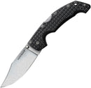 Cold Steel Large Voyager Tri-Ad Lock Folding Knife 4" AUS-10A Steel Clip Point Blade Black Textured Griv-Ex Handle 29ACZ -Cold Steel - Survivor Hand Precision Knives & Outdoor Gear Store