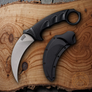Cold Steel Fixed Knife 4.75" AUS-8A Steel Karambit Blade Kray/Griv-Ex Handle