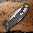 Cold Steel Code Folding Knife 3.5" S35VN Steel Blade Gray Aluminum Handle