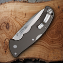 Cold Steel Code Folding Knife 3.5" CPM S35VN Steel Blade Gray Aluminum Handle