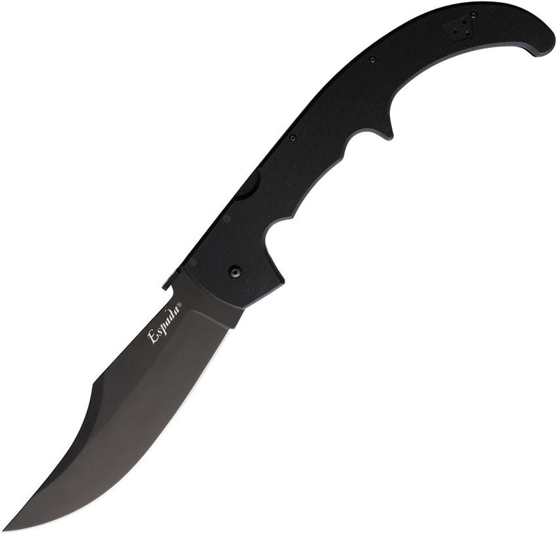 Cold Steel XL Espada Folding Knife 7.5" AUS-10A Steel Blade Black G-10 Handle 62MGCBKBK -Cold Steel - Survivor Hand Precision Knives & Outdoor Gear Store