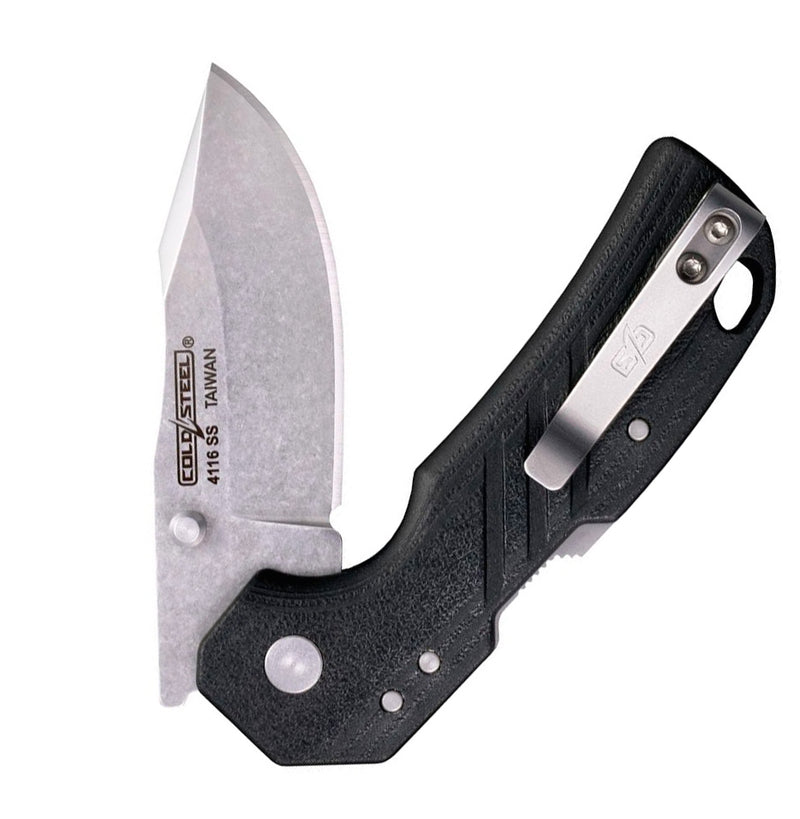 Cold Steel Engage Atlas Lock Folding Knife 2.5" 4116 Steel Clip Point Blade Black GFN Handle FL25DPLCZ -Cold Steel - Survivor Hand Precision Knives & Outdoor Gear Store